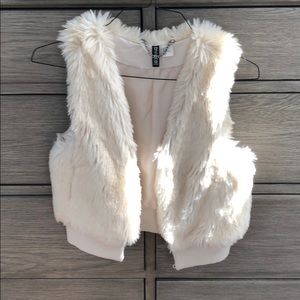 Faux fur vest